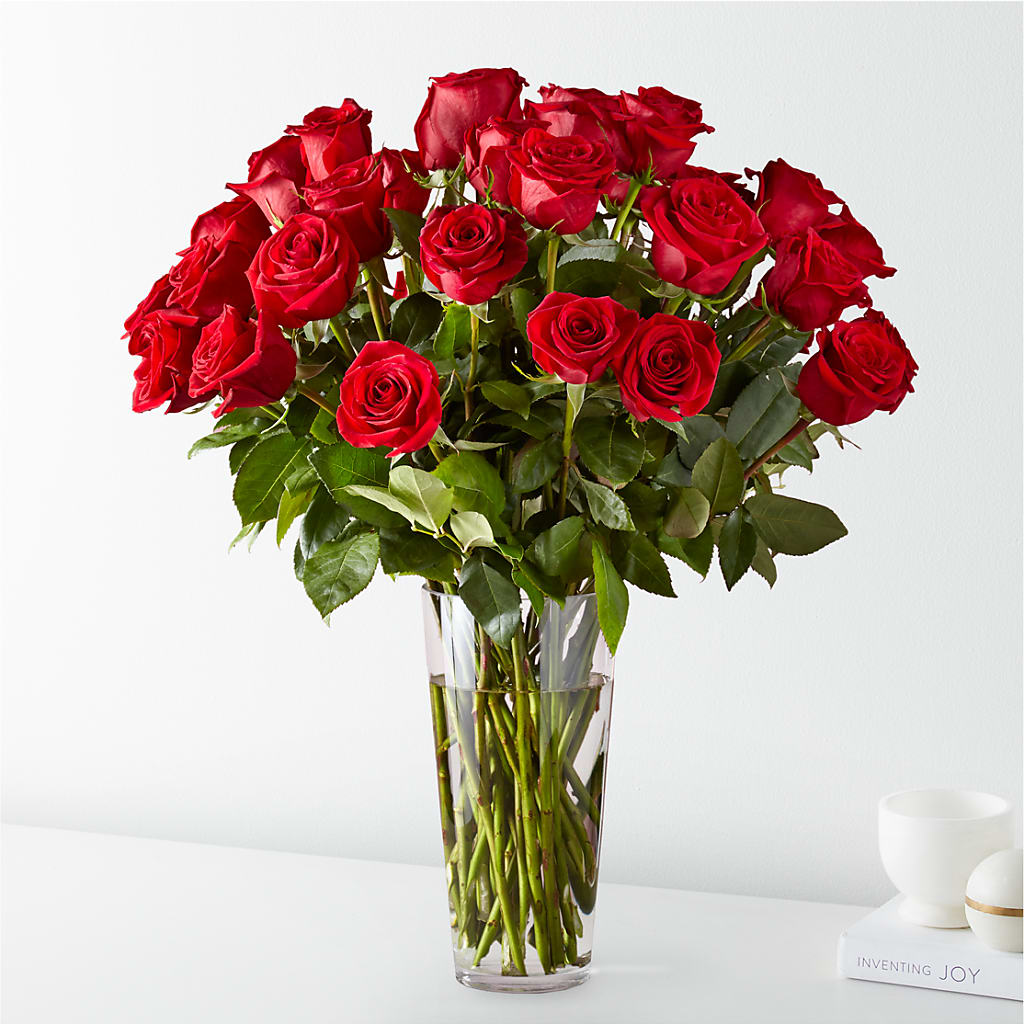 Long Stem Red Rose Bouquet – Marshall Floral Llc, Marshall MO