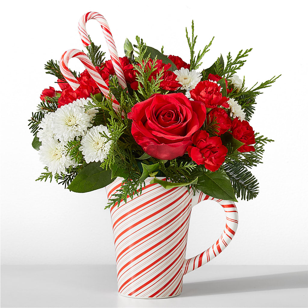 Peppermint Swirl Mug – Marshall Floral Llc, Marshall MO