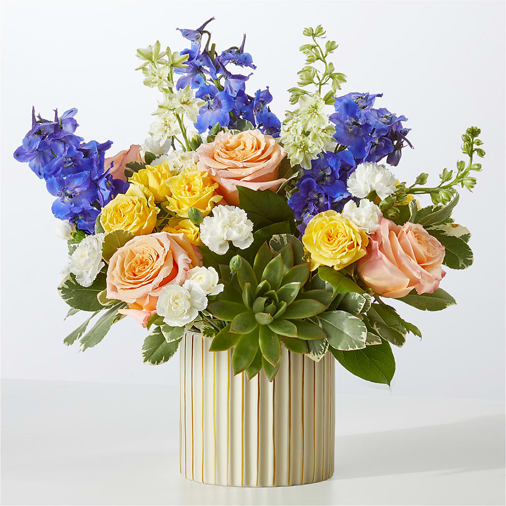 Cobalt Reverie Bouquet – Marshall Floral Llc, Marshall MO