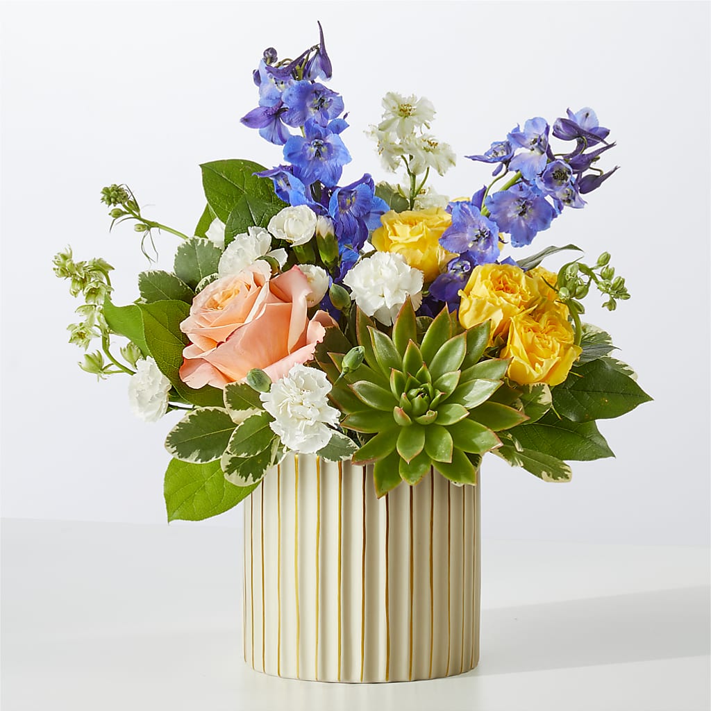 Cobalt Reverie Bouquet – Marshall Floral Llc, Marshall MO