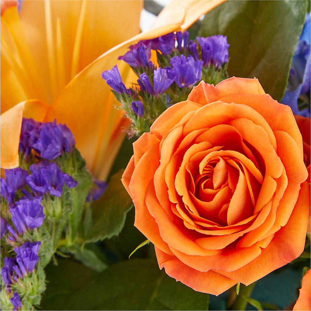 Radiant Citrus Box Bouquet – Marshall Floral Llc, Marshall MO