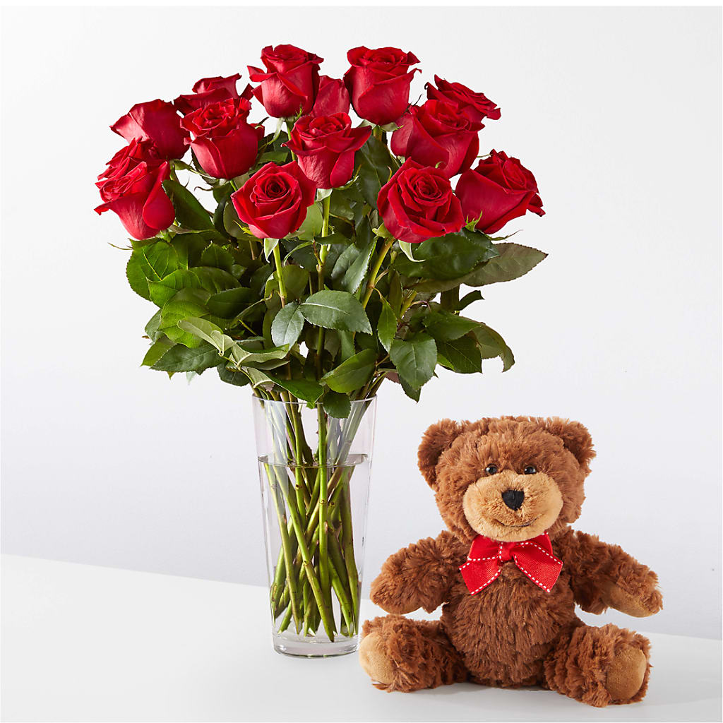 Romantic Long Stem Red Rose Bouquet Bundles – Marshall Floral Llc, Marshall MO
