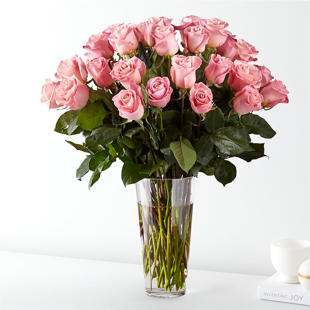Long Stem Pink Rose Bouquet – Marshall Floral Llc, Marshall MO