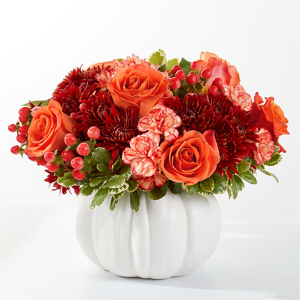 Autumn Air Pumpkin Bouquet – Marshall Floral Llc, Marshall MO