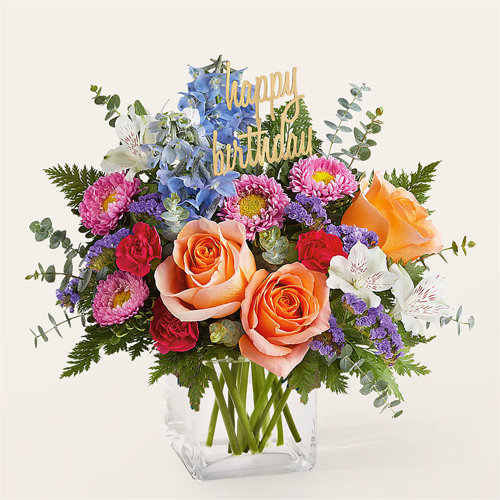 Birthday Bash Bouquet – Marshall Floral Llc, Marshall MO
