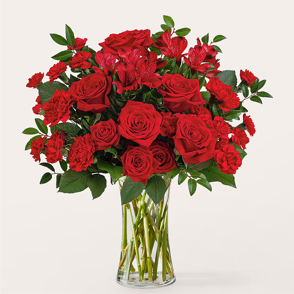 Brilliant Ruby Bouquet – Marshall Floral Llc, Marshall MO