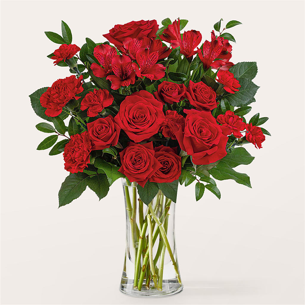 Brilliant Ruby Bouquet – Marshall Floral Llc, Marshall MO