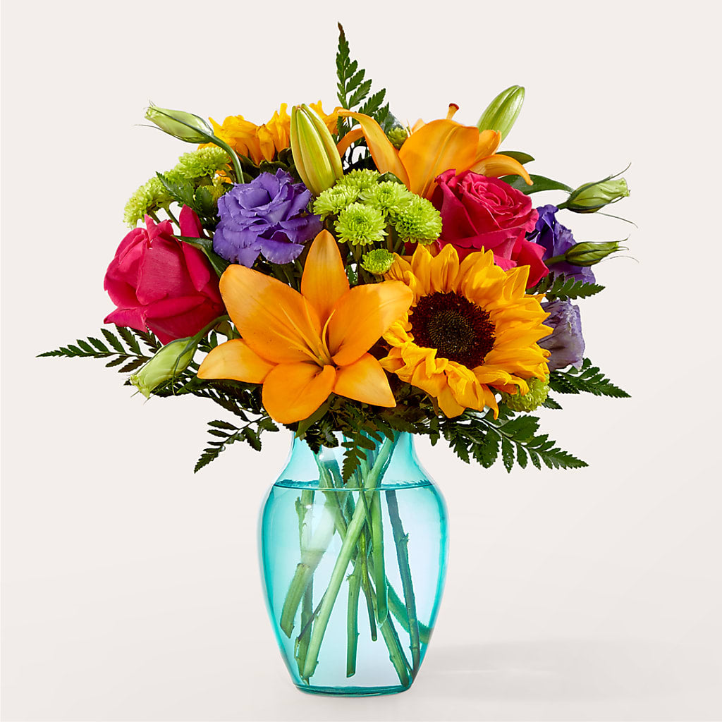 Double Rainbow Bouquet – Marshall Floral Llc, Marshall MO
