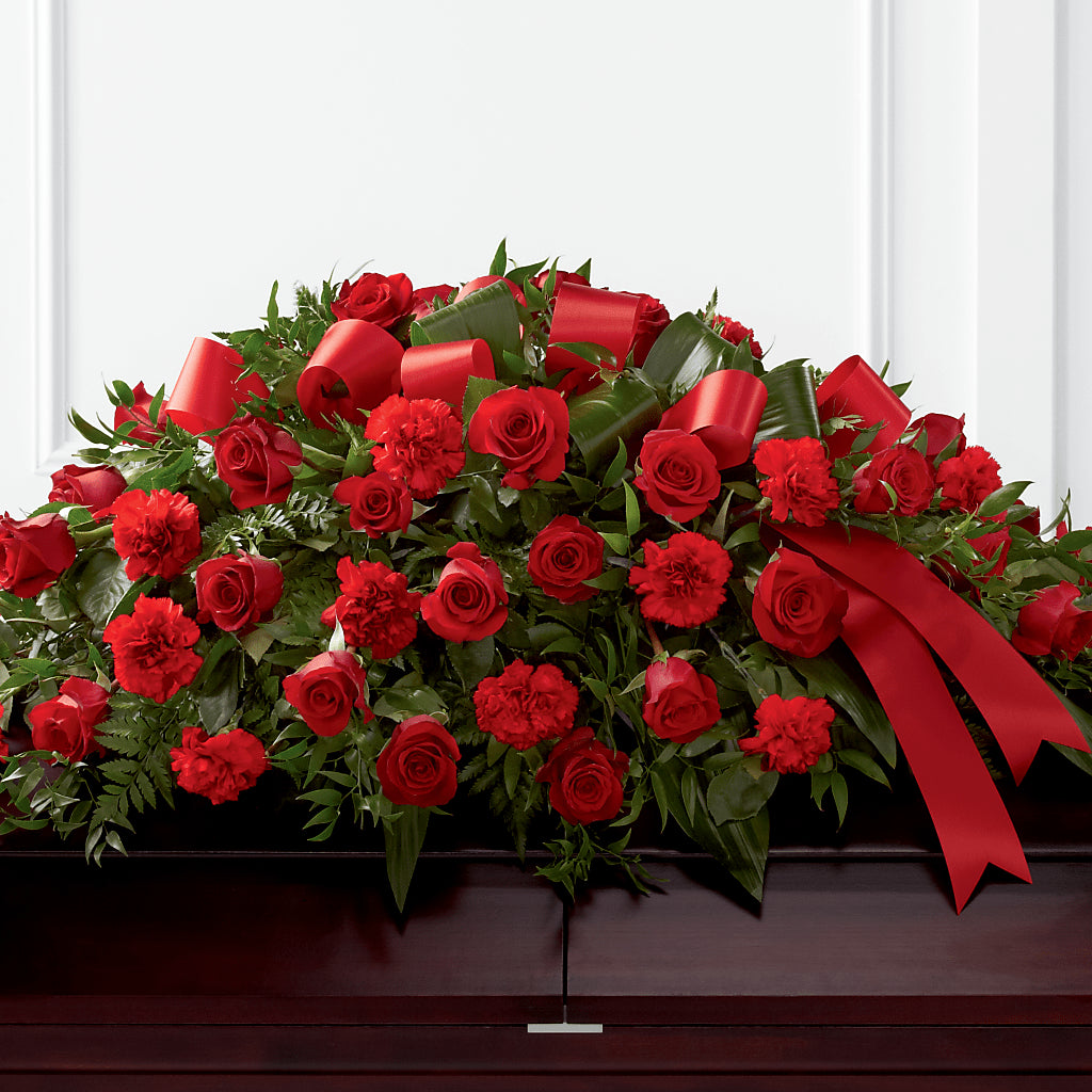 Tribute of Life Casket Spray – Marshall Floral Llc, Marshall MO