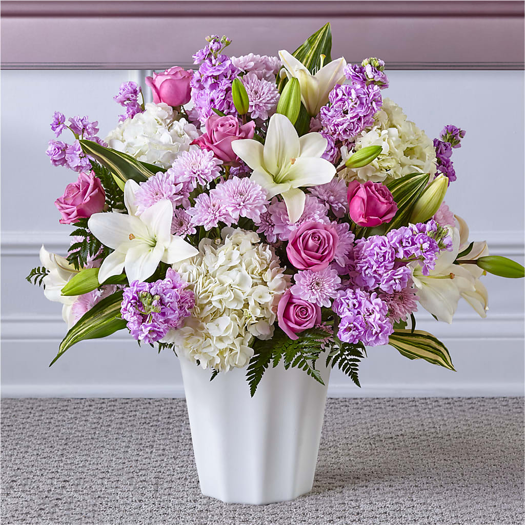 Heaven Sent Floor Basket – Marshall Floral Llc, Marshall MO