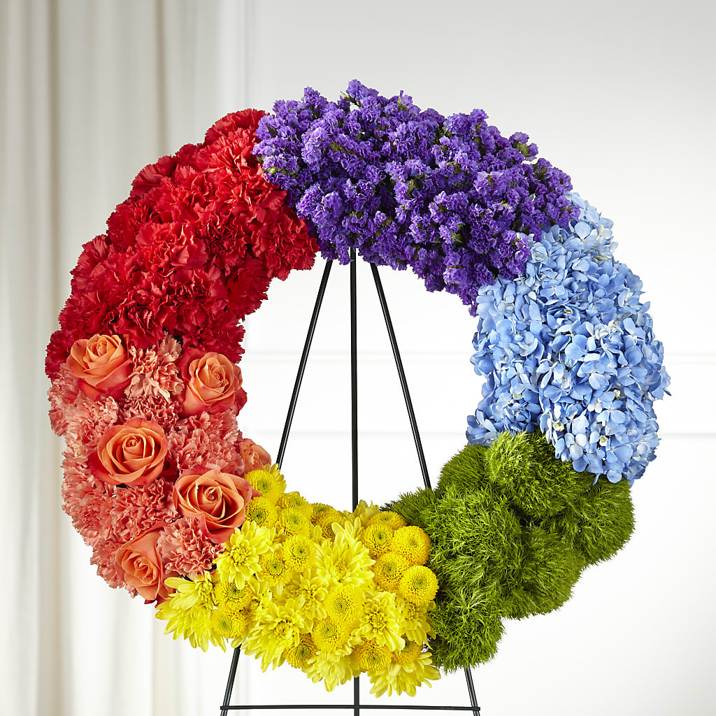 Circle of Love Wreath – Marshall Floral Llc, Marshall MO