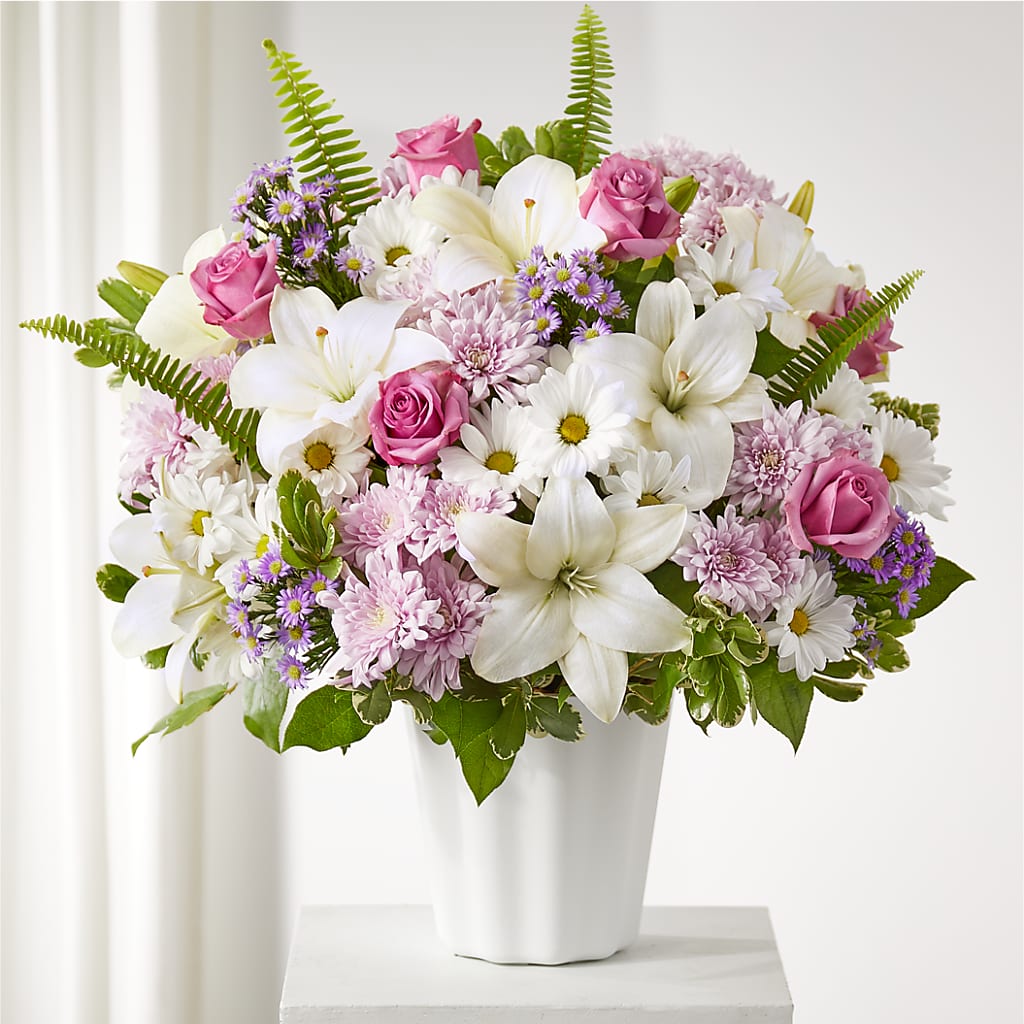 Warmest Thoughts Tabletop Basket – Marshall Floral Llc, Marshall MO