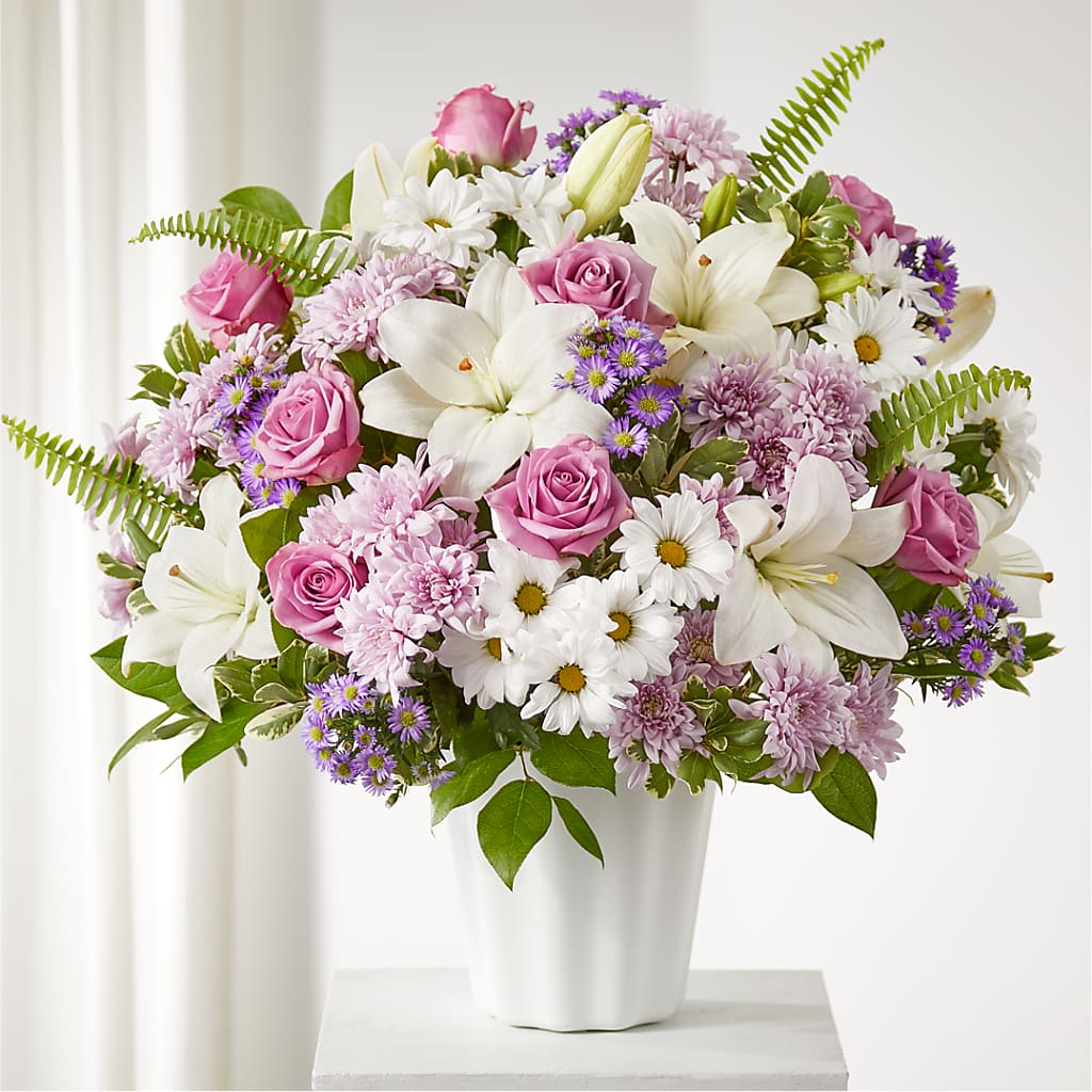 Warmest Thoughts Tabletop Basket – Marshall Floral Llc, Marshall MO