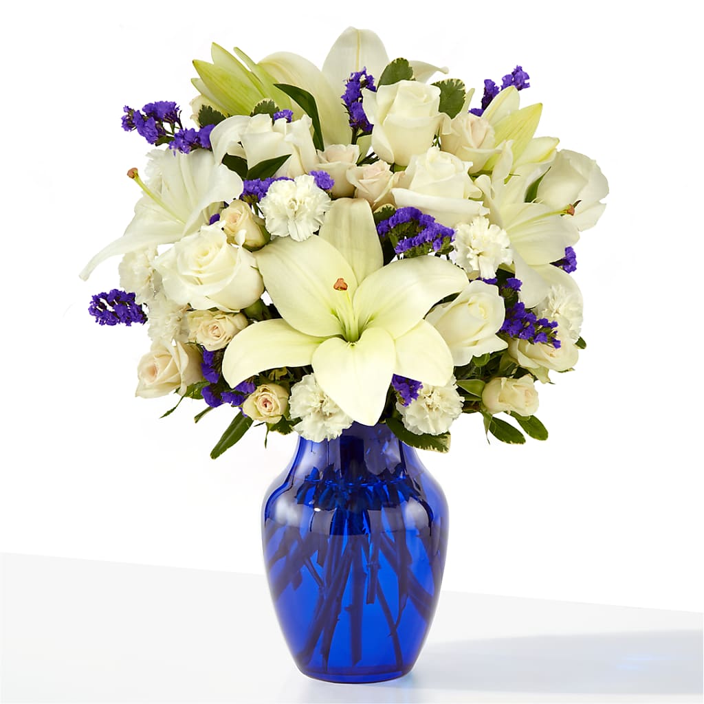 Sapphire Rush Bouquet – Marshall Floral Llc, Marshall MO