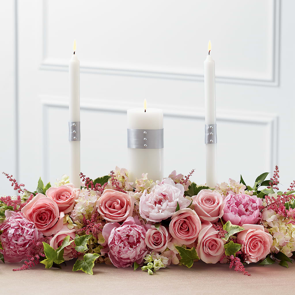 Worldwide Romance Unity Candle Arrangement – Marshall Floral Llc, Marshall MO
