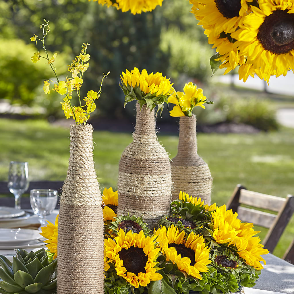 Sublime Garden Centerpiece – Marshall Floral Llc, Marshall MO
