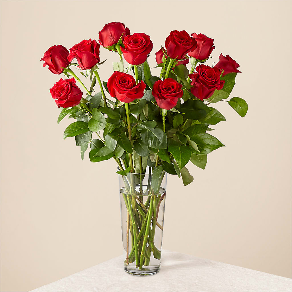 Long Stem Red Rose Bouquet –  Marshall Floral Llc, Marshall MO