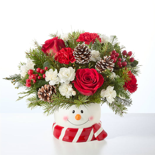 Jolly Snowman Bouquet –  Marshall Floral Llc, Marshall MO