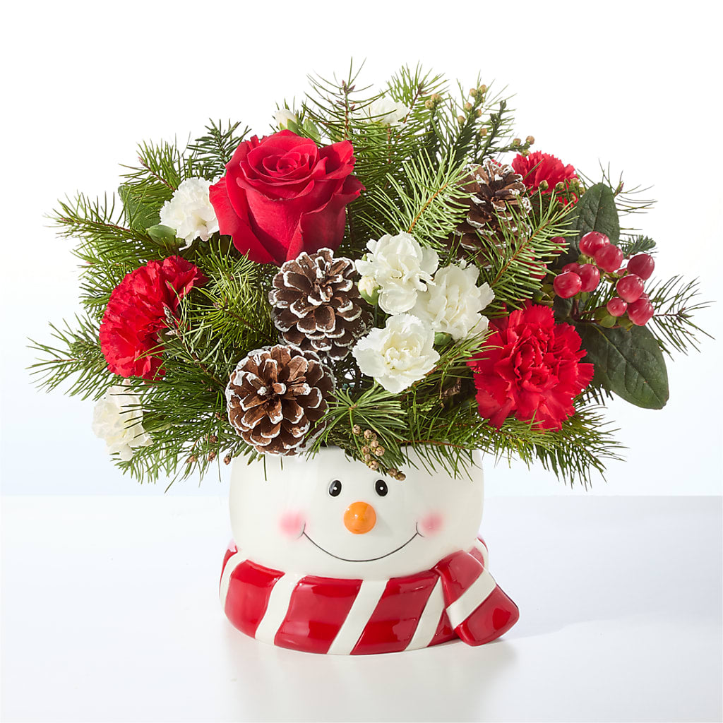 Jolly Snowman Bouquet –  Marshall Floral Llc, Marshall MO
