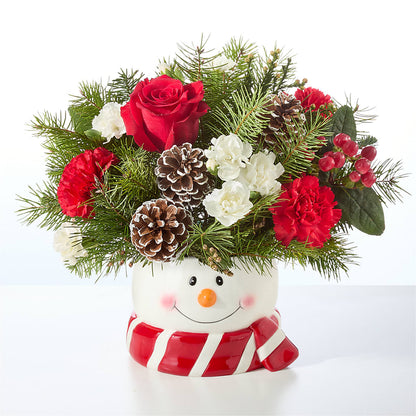 Jolly Snowman Bouquet –  Marshall Floral Llc, Marshall MO