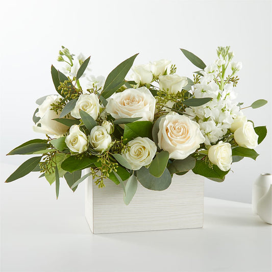 Fresh Linen Box Bouquet –  Marshall Floral Llc, Marshall MO