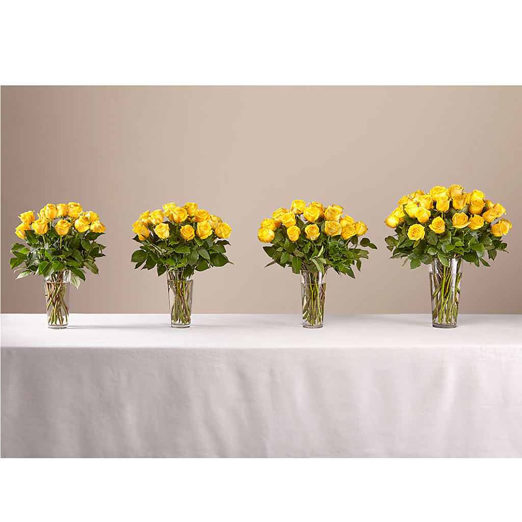 Long Stem Yellow Rose Bouquet –  Marshall Floral Llc, Marshall MO