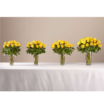 Long Stem Yellow Rose Bouquet –  Marshall Floral Llc, Marshall MO
