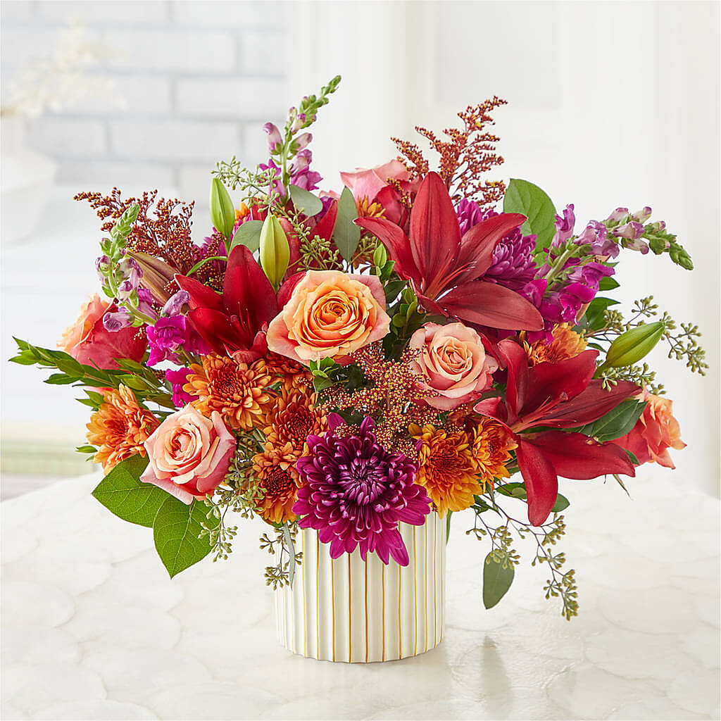 Burgundy Landscape Bouquet –  Marshall Floral Llc, Marshall MO