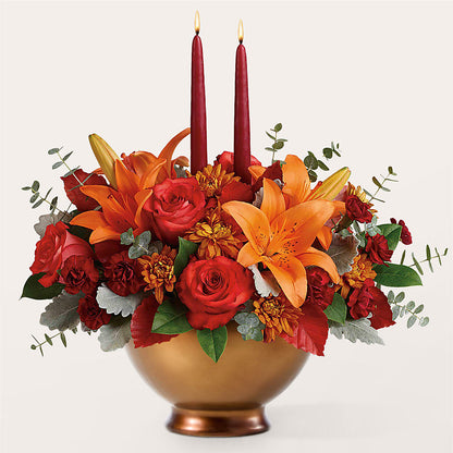 Fruits of Fall Centerpiece –  Marshall Floral Llc, Marshall MO
