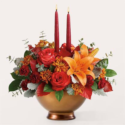 Fruits of Fall Centerpiece –  Marshall Floral Llc, Marshall MO