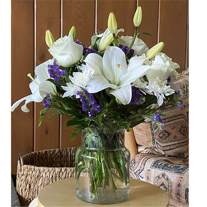 Beyond Blue Bouquet –  Marshall Floral Llc, Marshall MO