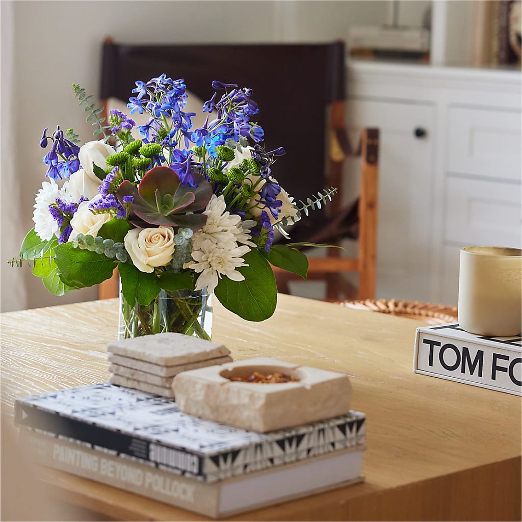 Cerulean Waves Bouquet –  Marshall Floral Llc, Marshall MO