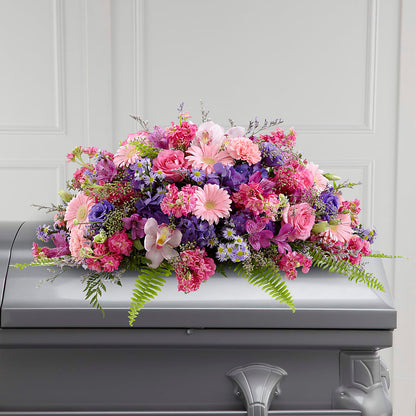 Glorious Garden Casket Spray –  Marshall Floral Llc, Marshall MO