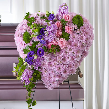 Treasured Love Standing Heart –  Marshall Floral Llc, Marshall MO