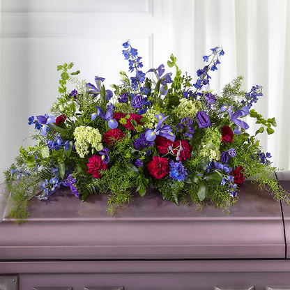 Always Treasured Casket Spray –  Marshall Floral Llc, Marshall MO