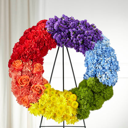Circle of Love Wreath –  Marshall Floral Llc, Marshall MO