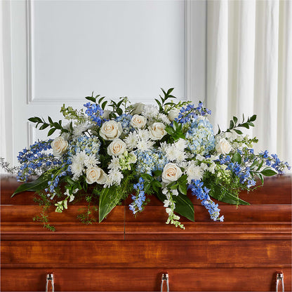 Timeless Essence Casket Spray –  Marshall Floral Llc, Marshall MO