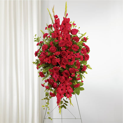 From the Heart Standing Spray –  Marshall Floral Llc, Marshall MO