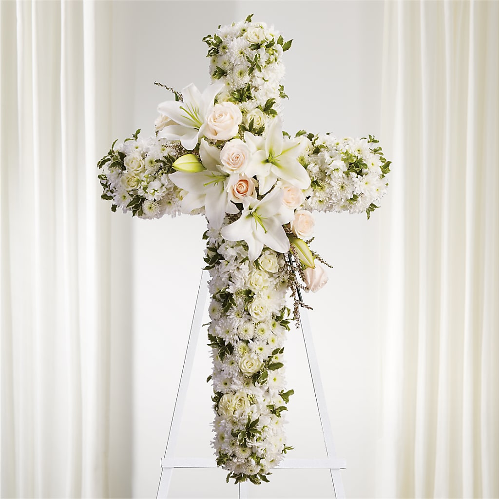 Spiritual Guidance Standing Spray –  Marshall Floral Llc, Marshall MO