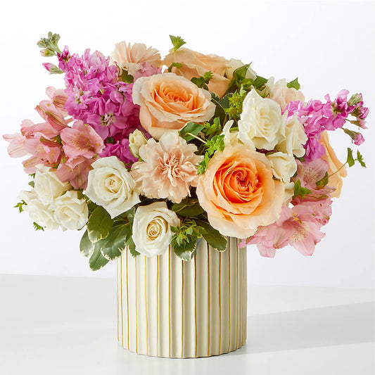Paradise Bouquet with Ivory Vase –  Marshall Floral Llc, Marshall MO