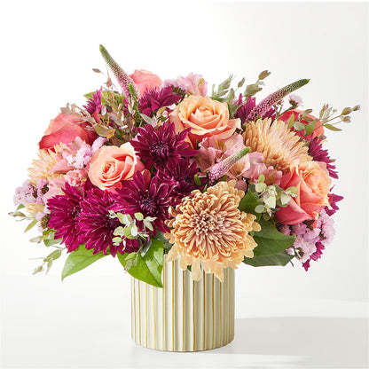 Berry Cobbler Bouquet with Ivory Vase –  Marshall Floral Llc, Marshall MO