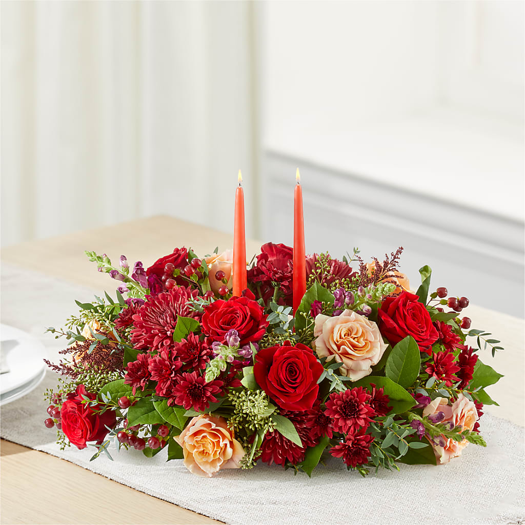 Most Thankful Centerpiece –  Marshall Floral Llc, Marshall MO