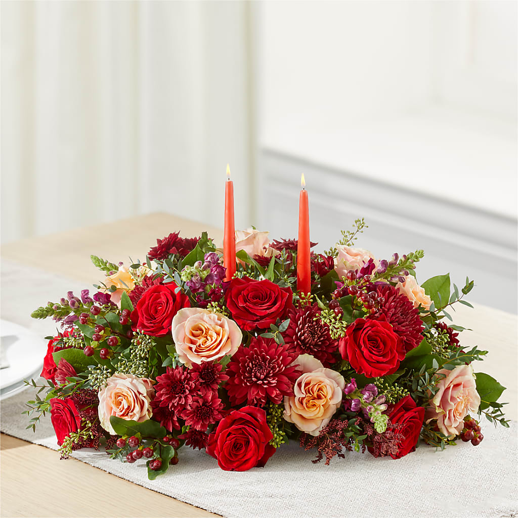 Most Thankful Centerpiece –  Marshall Floral Llc, Marshall MO